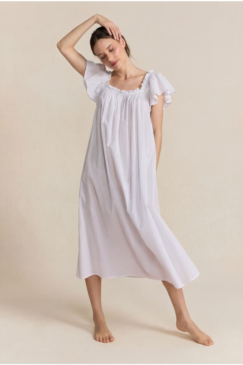 Poppy Nightdress, Main, color, White