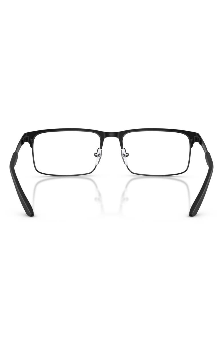 Emporio Armani 55mm Rectangle Optical Glasses, Alternate, color,