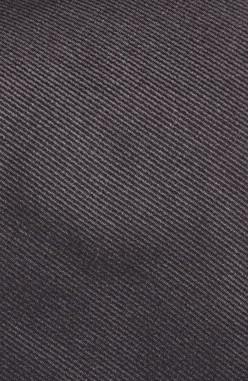 Jack Victor Solid Silk Tie In Brown