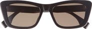 Fendi Lettering 53mm Cat Eye Sunglasses