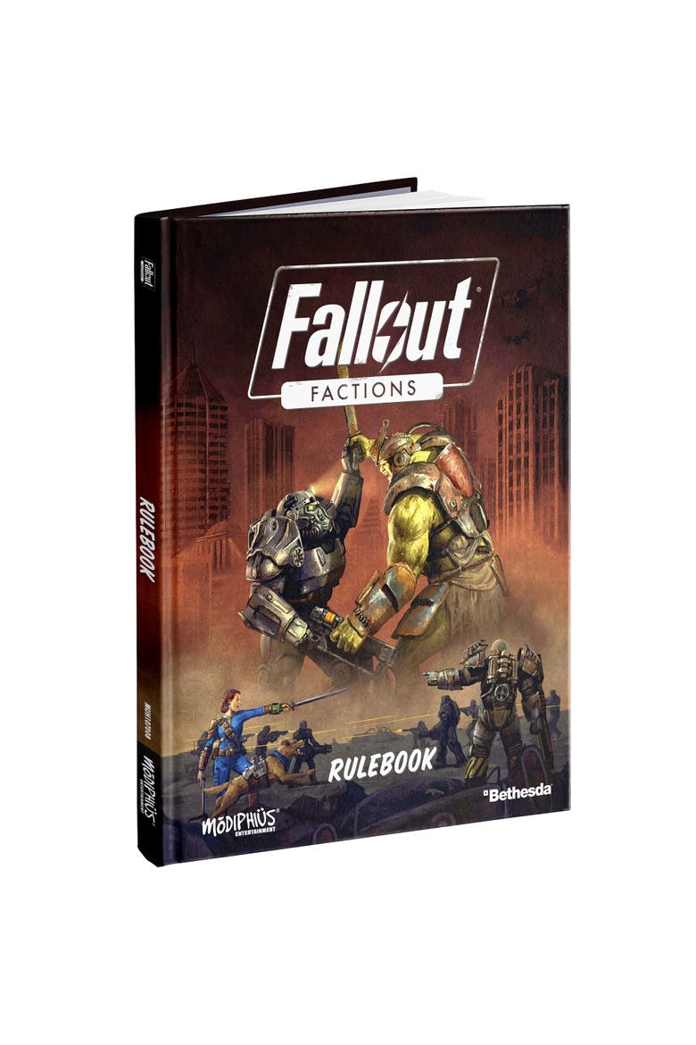 Modiphius Fallout Factions Core Rulebook Hardcover Rpg Campaign, Main, color, Multicolored