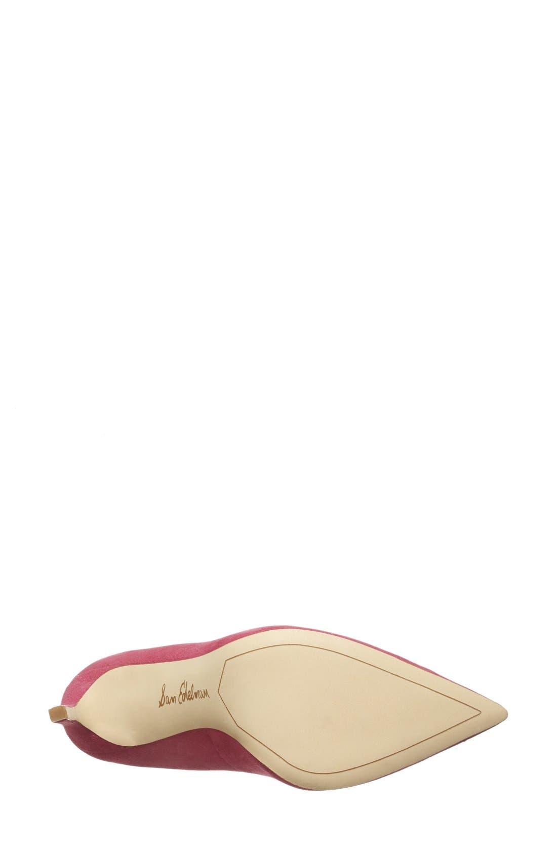 'Dea' Pointy Toe Pump, Alternate, color, CANDY PINK