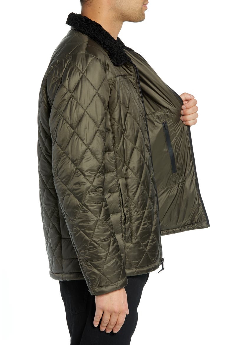 Transit Quilted Jacket, Alternate, color, LODEN