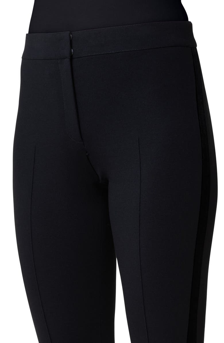 Akris punto Mara Tuxedo Stripe Slim Fit Jersey Pants, Alternate, color, 