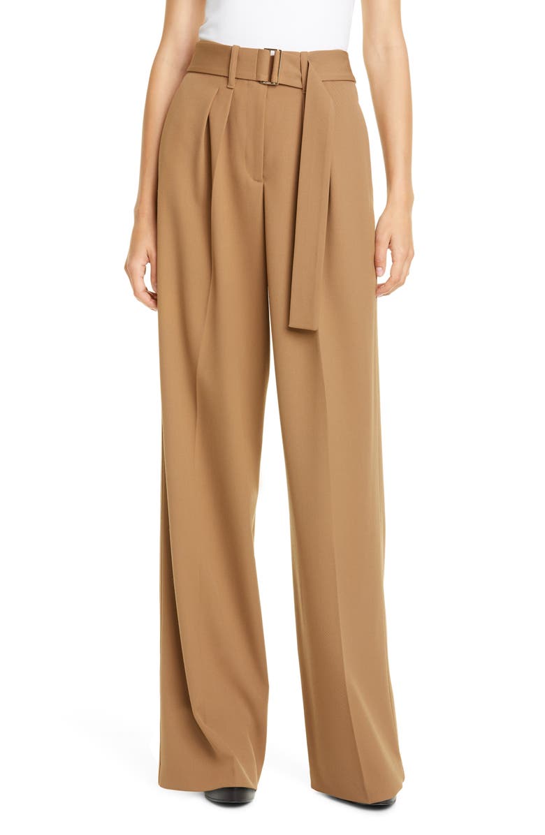 Hilfiger Collection Wide Leg Cotton Blend Chino Pants, Main, color, 