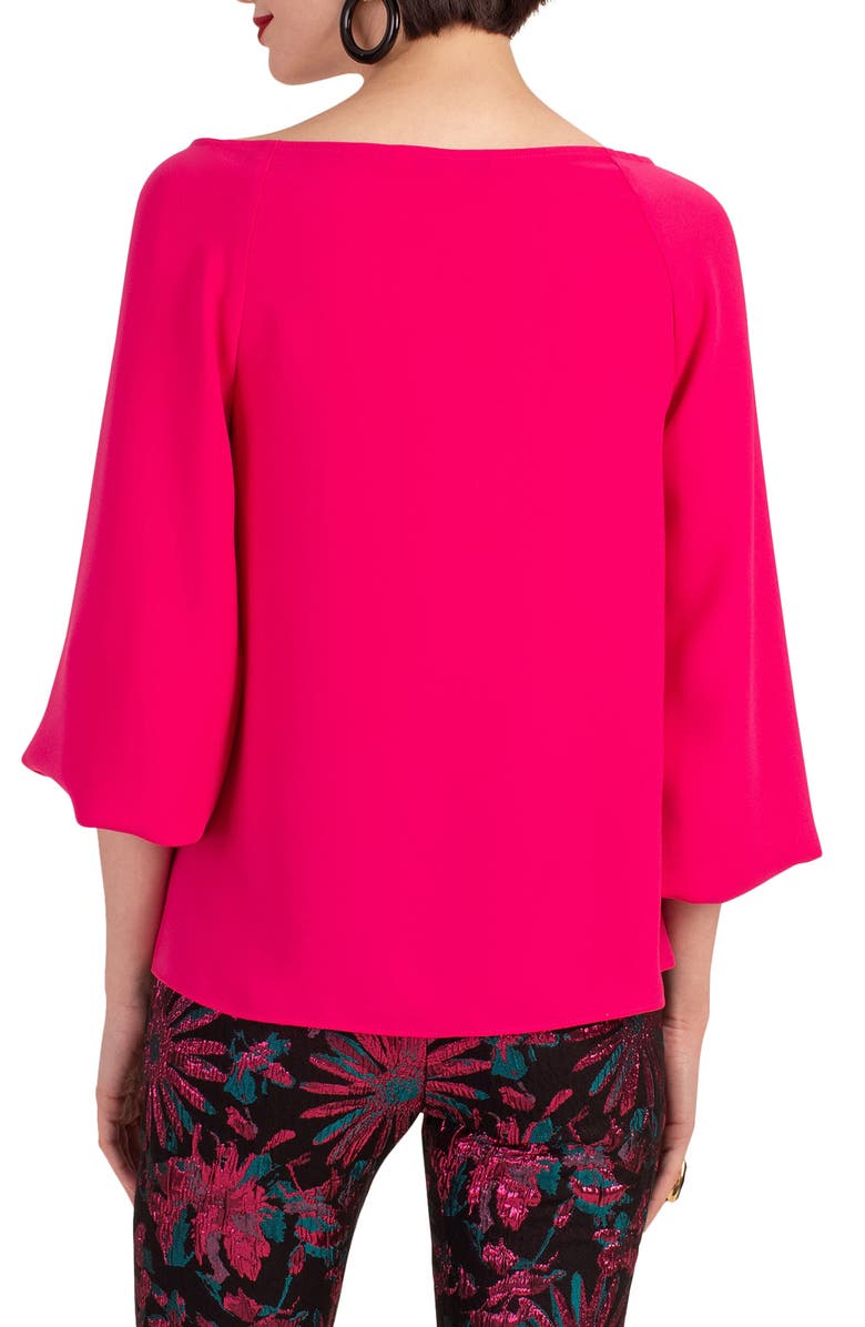 Trina Turk Hydra Top, Alternate, color, Aurora Pink