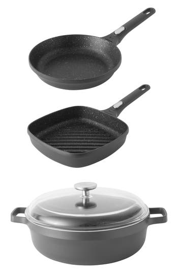 BergHOFF Gem 4-Piece Nonstick Cookware Set in Black at Nordstrom Rack