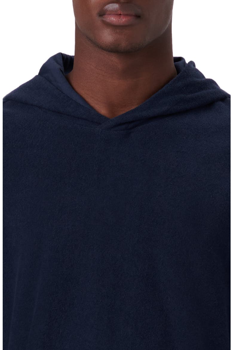 Cotton French Terry Hoodie, Alternate, color, NAVY