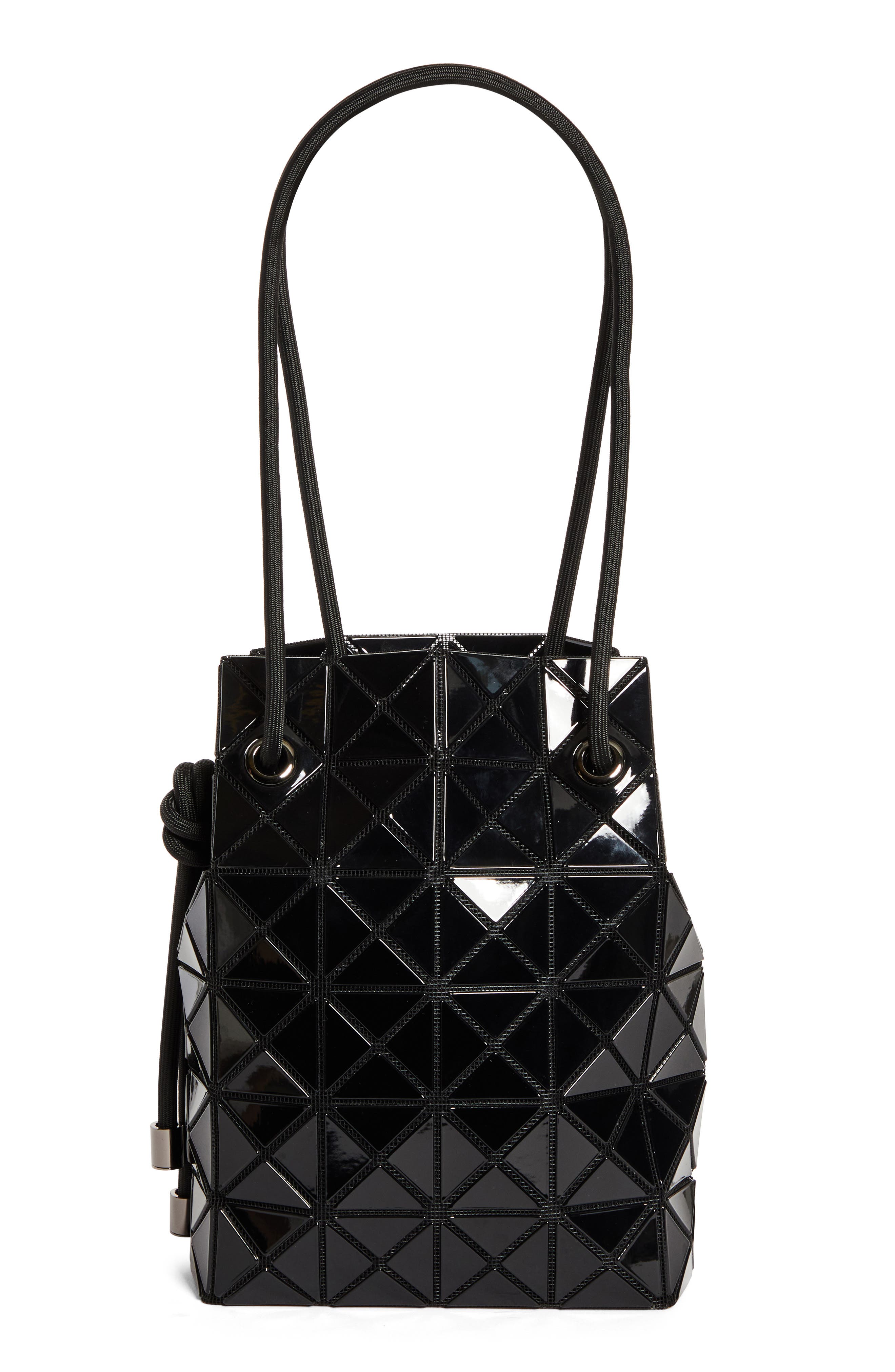 Bao Bao Issey Miyake Wring Glossy Drawstring Bag, Alternate, color, 