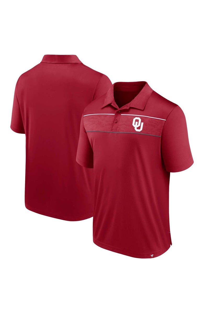 FANATICS Men's Fanatics Branded  Crimson Oklahoma Sooners Defender Polo, Main, color, 