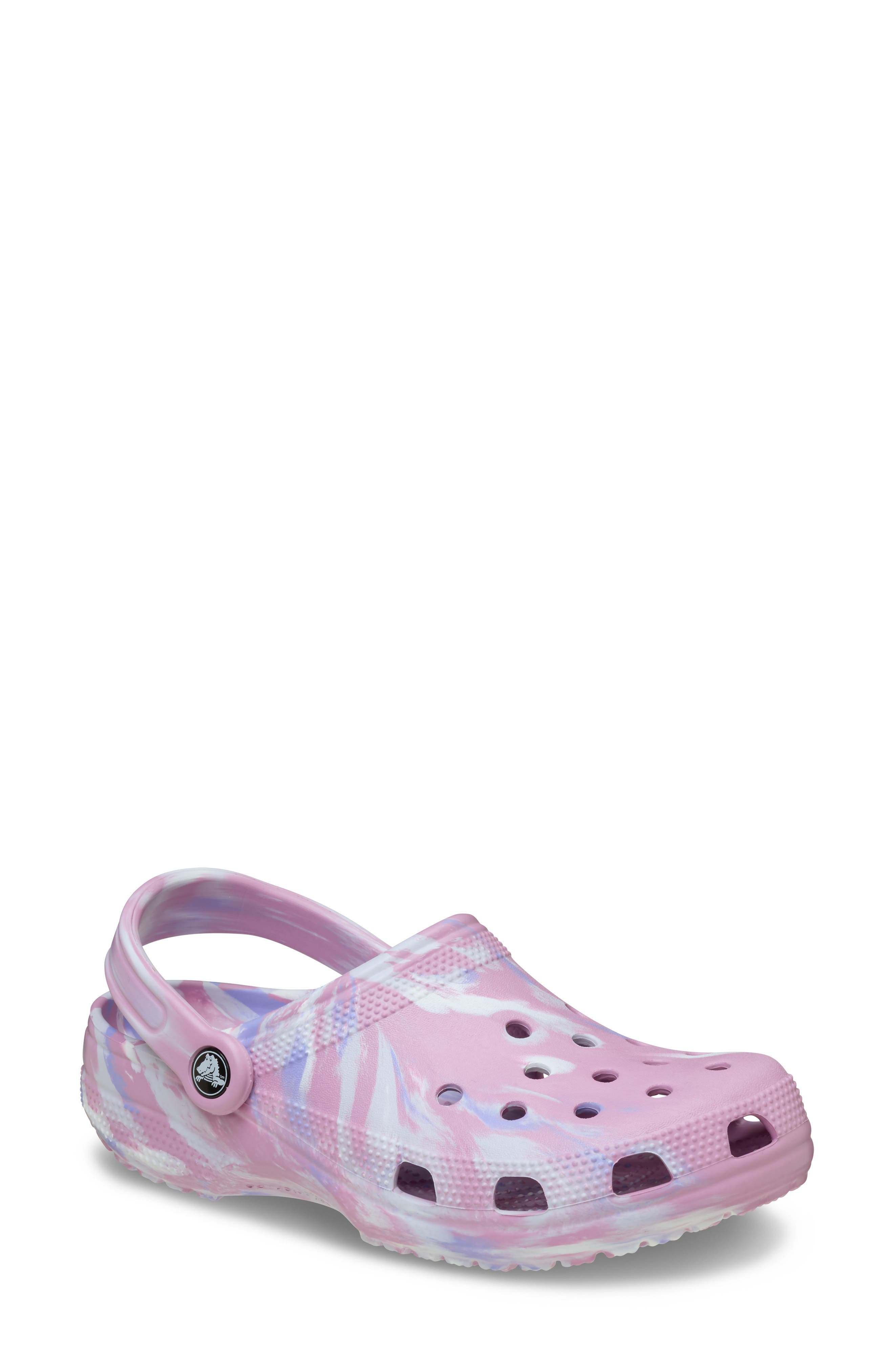 Classic Marbled Clog, Main, color, HYDRANGEA/ MULTI