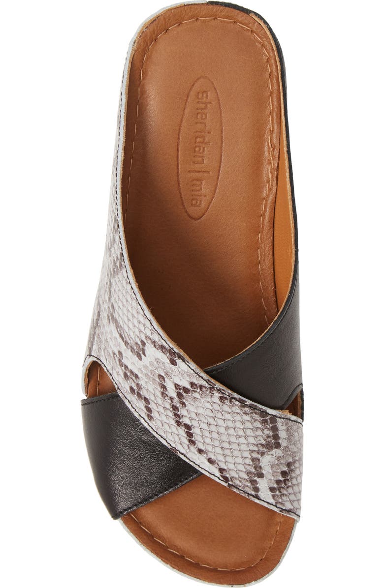 Sheridan Mia Kokos Wedge Slide Sandal, Alternate, color,