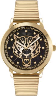 PLEIN SPORT Iron Tiger Bracelet Watch, 44mm