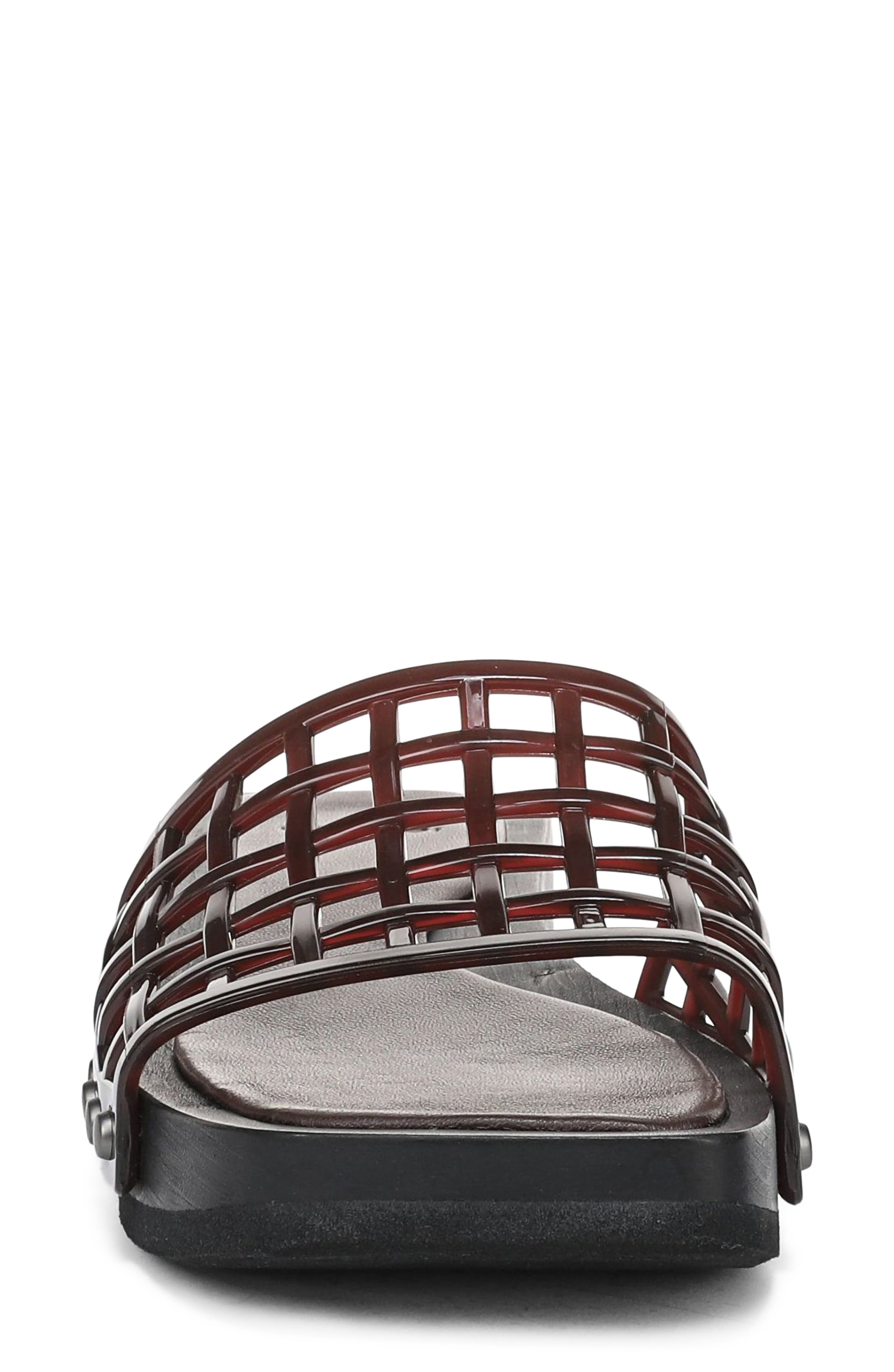 Barbara Jelly Slide Sandal, Alternate, color, GANACHE