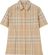 Burberry Check Cotton Twill Shirt