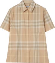 Burberry Check Cotton Twill Shirt