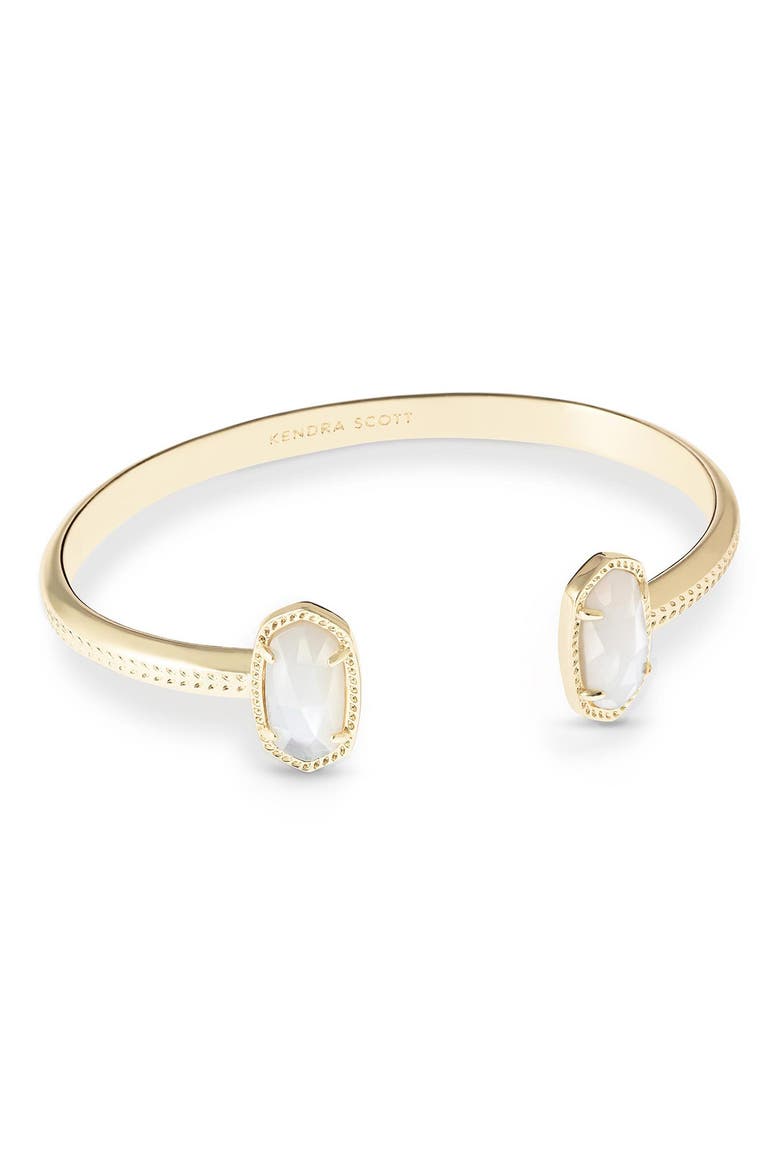 Elton Station Cuff Bracelet, Main, color, IVORY MOTHER OF PEARL/ GOLD