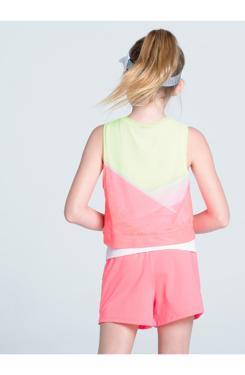 Lucky in Love Spin Around Tank, Alternate, color, Flamingo