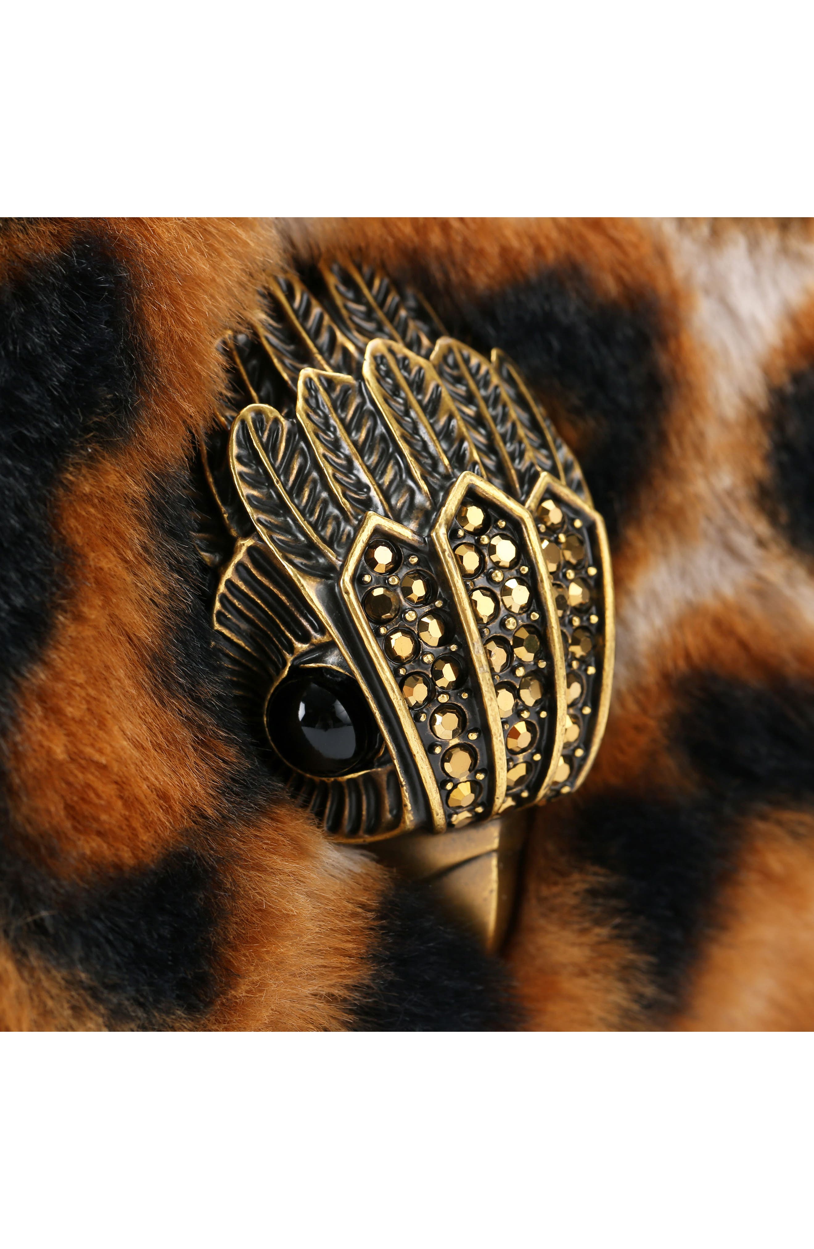 Kurt Geiger London Small Kensington Puff Faux Fur Hobo Bag, Alternate, color, 