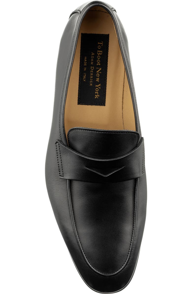 TO BOOT NEW YORK Keats Penny Loafer, Alternate, color, Black