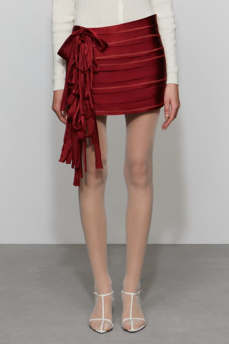 Reed Skirt, Alternate, color, Lipstick Red