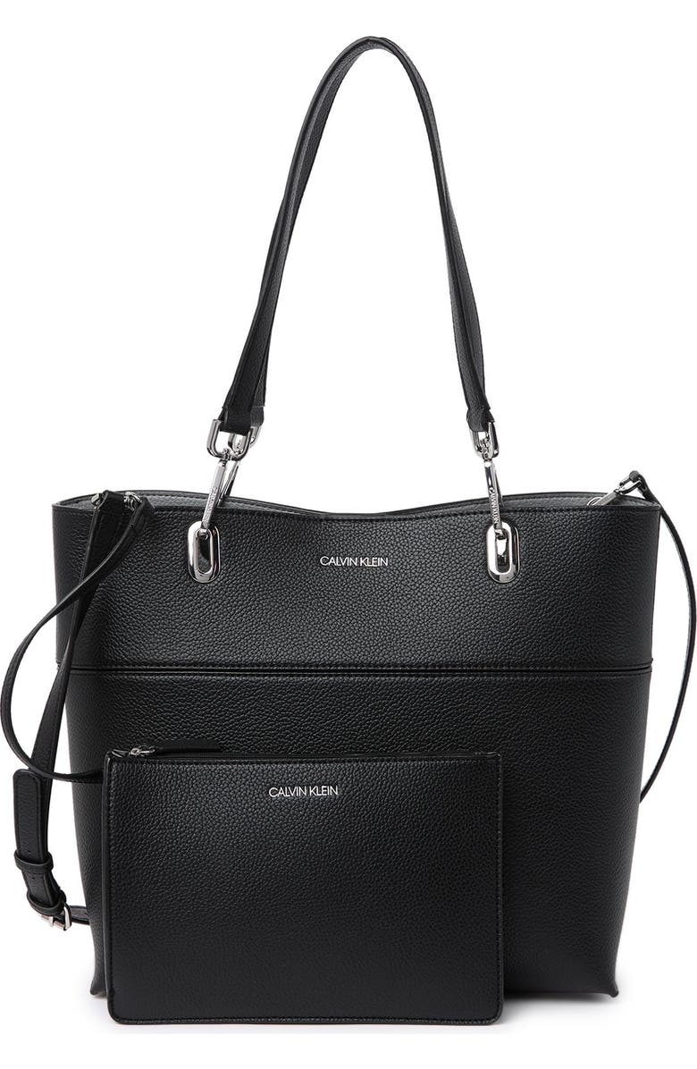Calvin Klein Novelty Jet Link Tote Bag, Alternate, color,
