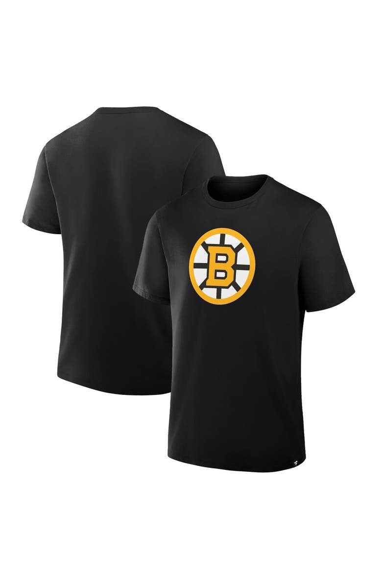FANATICS Men's Fanatics Black Boston Bruins Primary Logo Legacy T-Shirt, Main, color, Black