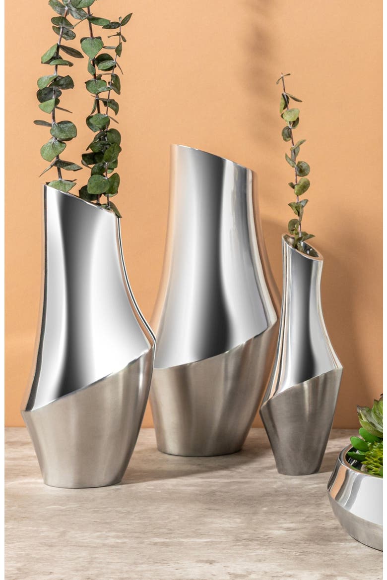 Symphony Bud Vase, Alternate, color, SILVER