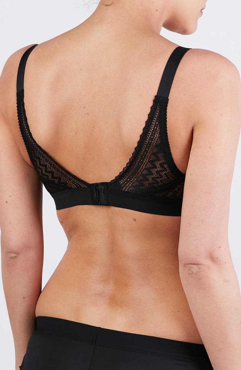 Cache Coeur Serena Maternity and Nursing Bra, Alternate, color, Black