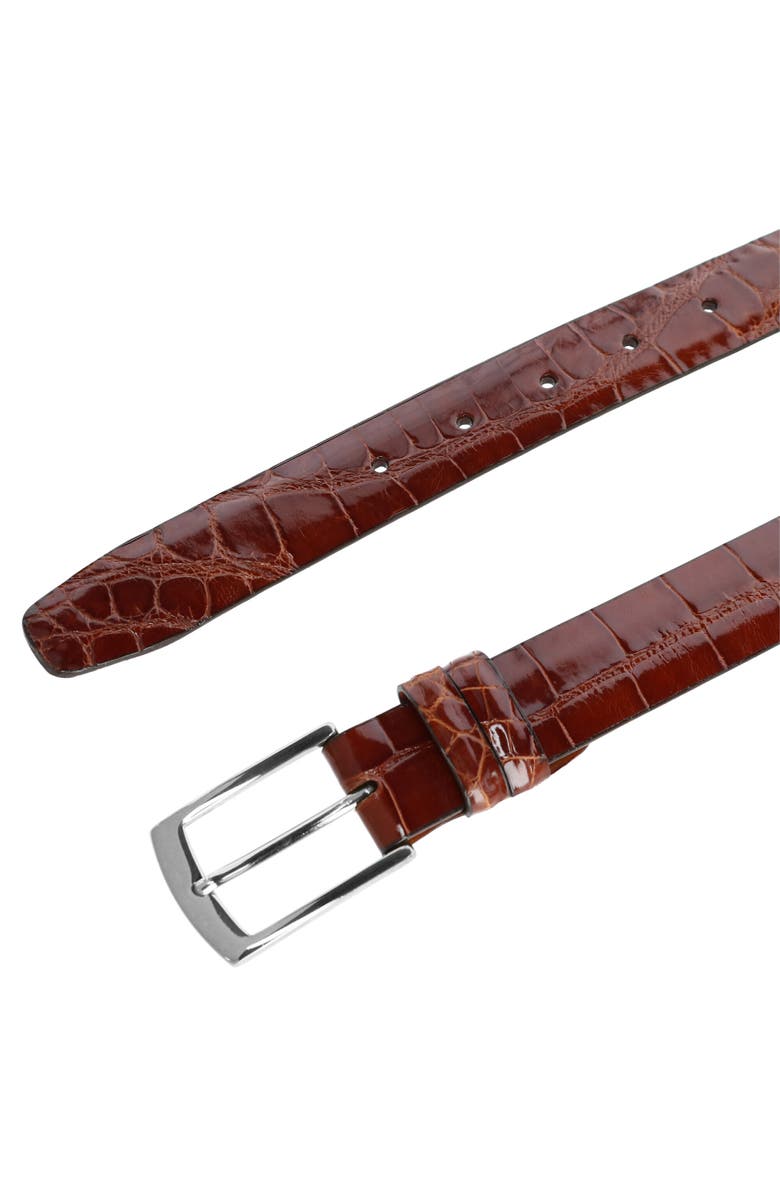 Trafalgar Genuine Alligator Belt, Alternate, color, 