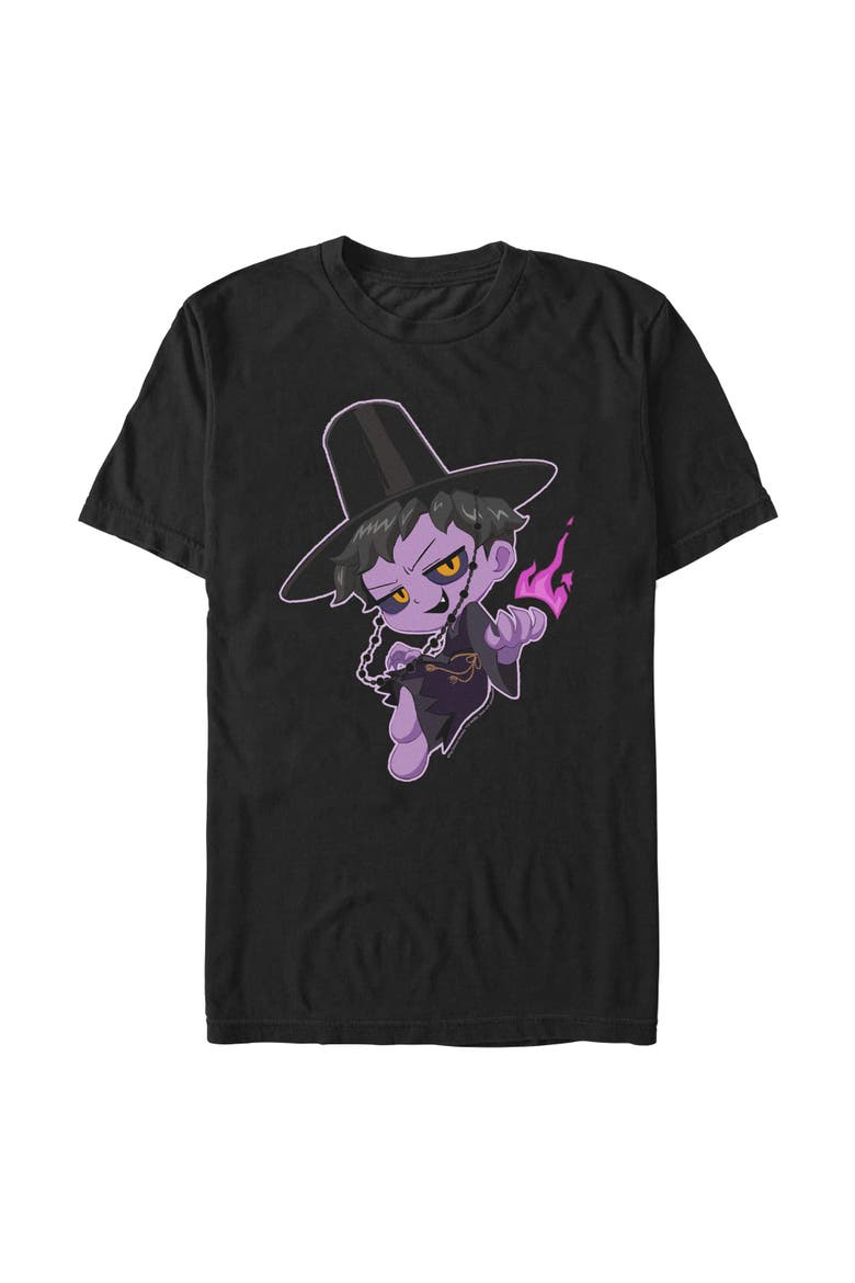 Mens KPop Demon Hunters Devil Jinu T Shirt, Main, color, Black