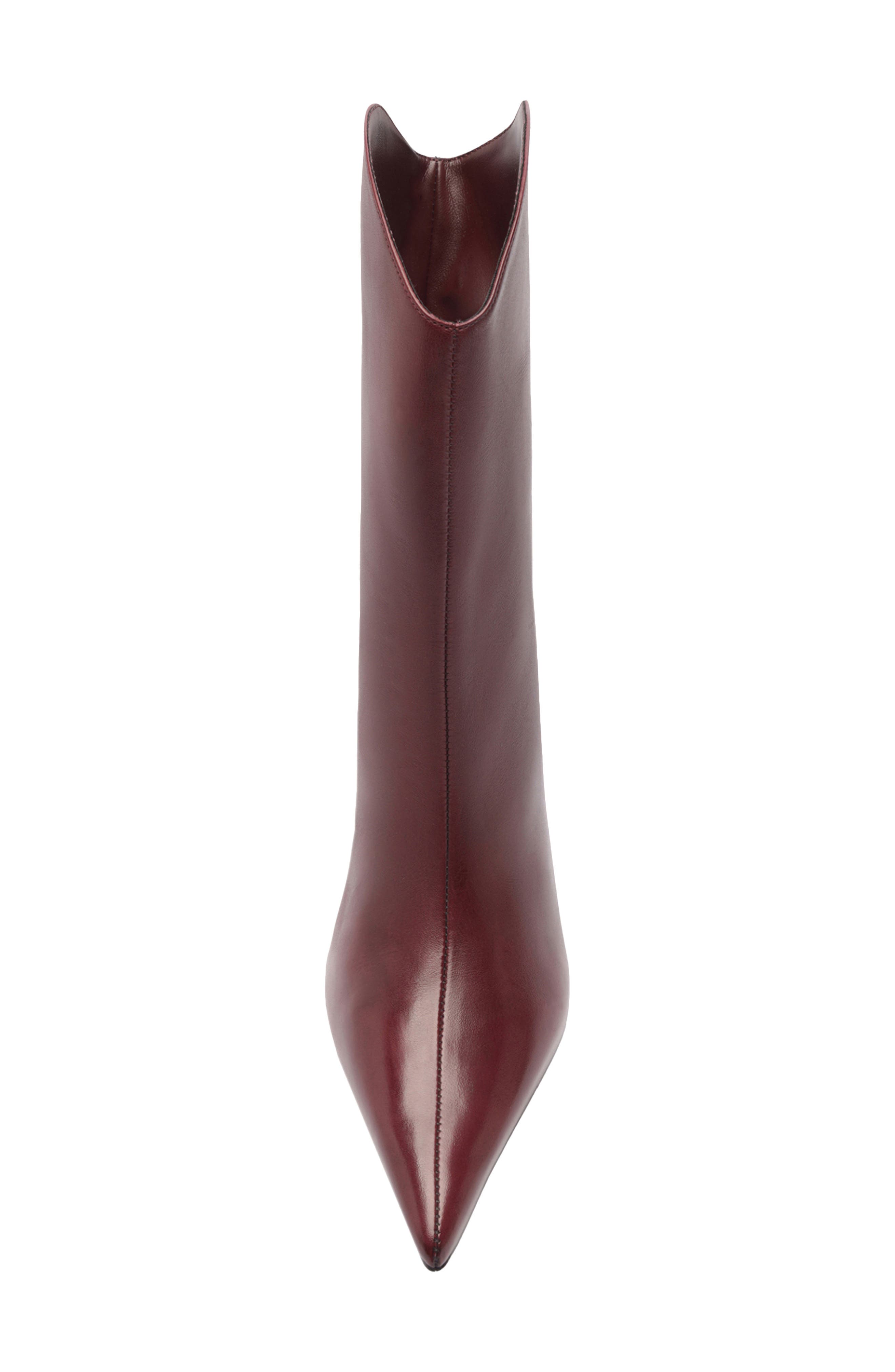 Maryann Curve Pointed Toe Bootie, Alternate, color, VINO