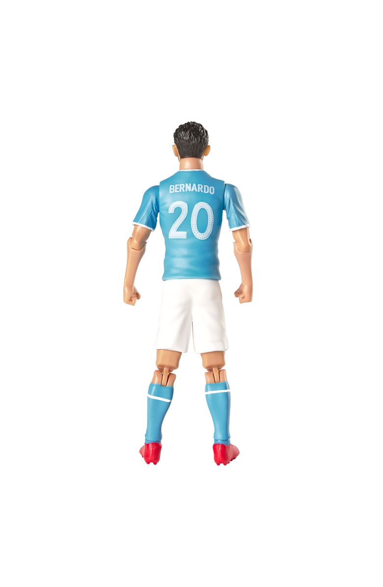 Banbo Toys SOCKERS Manchester City F.C. Bernardo Silva 8" Collectible Soccer Action Figure, Alternate, color, Blue