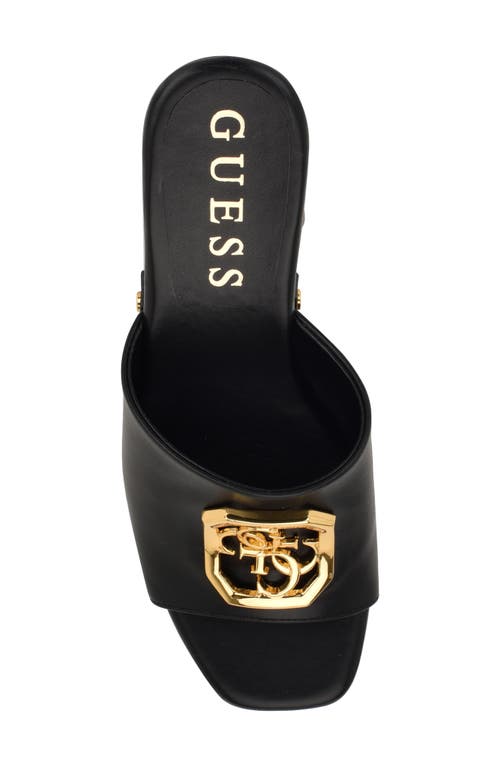 GUESS GUESS QISHA PLATFORM SLIDE SANDAL 