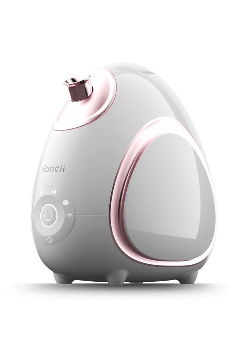 Rivo Nano Ionic Facial Steamer, Main, color, White