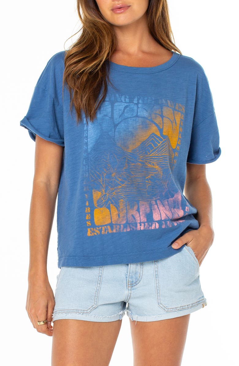 Roxy Ride the Wave Graphic T-Shirt, Main, color, 