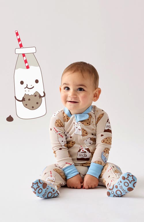 Butterblu Cruz Fitted One-piece Organic Cotton Footie Pajamas