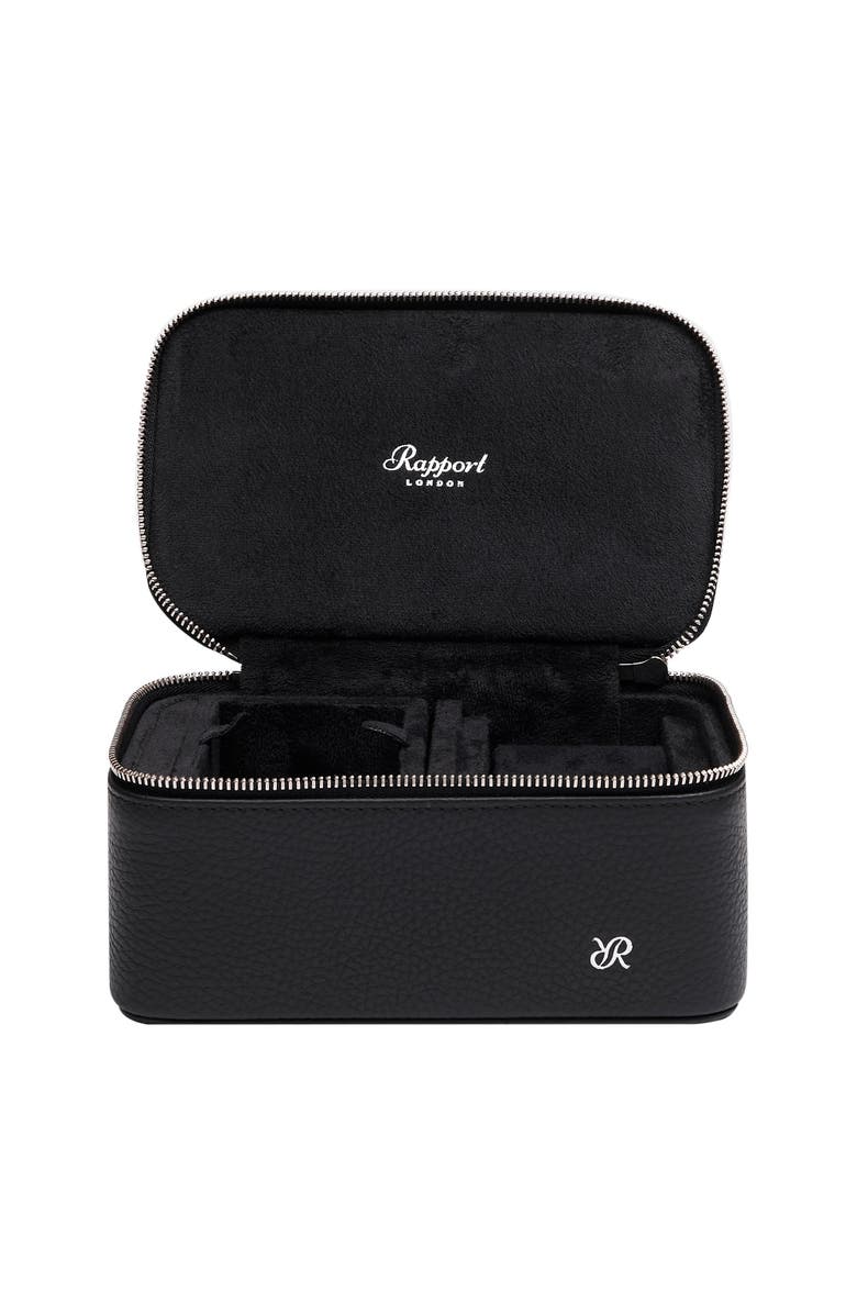 Rapport London TUXEDO WATCH ZIP CASE, Alternate, color, Black