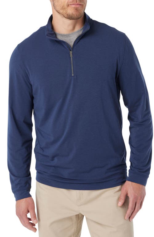 Fair Harbor Compass Performance Quarter Zip in Navy  product