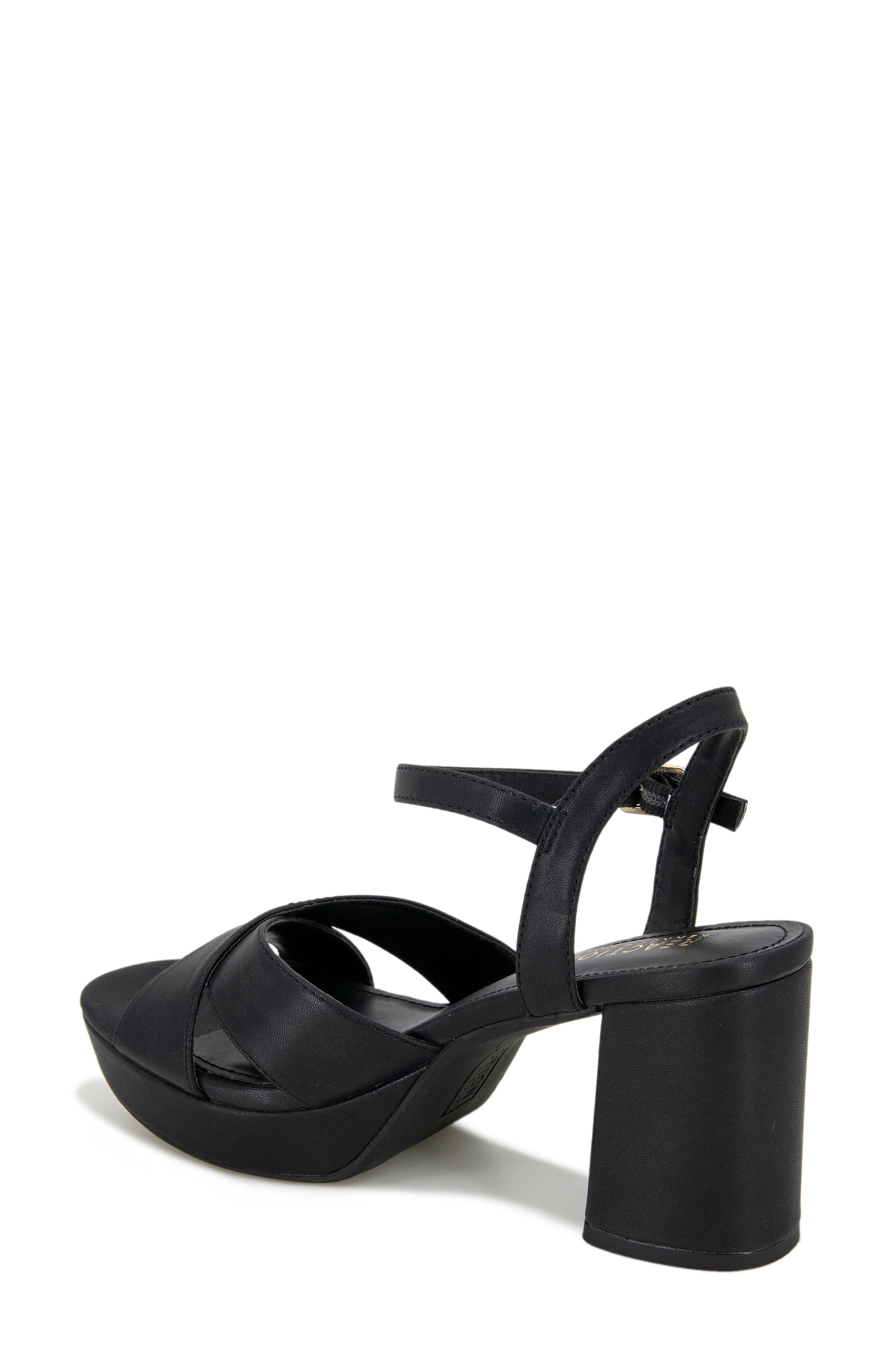 Reaction Kenneth Cole Reeva Platform Sandal, Alternate, color, Black