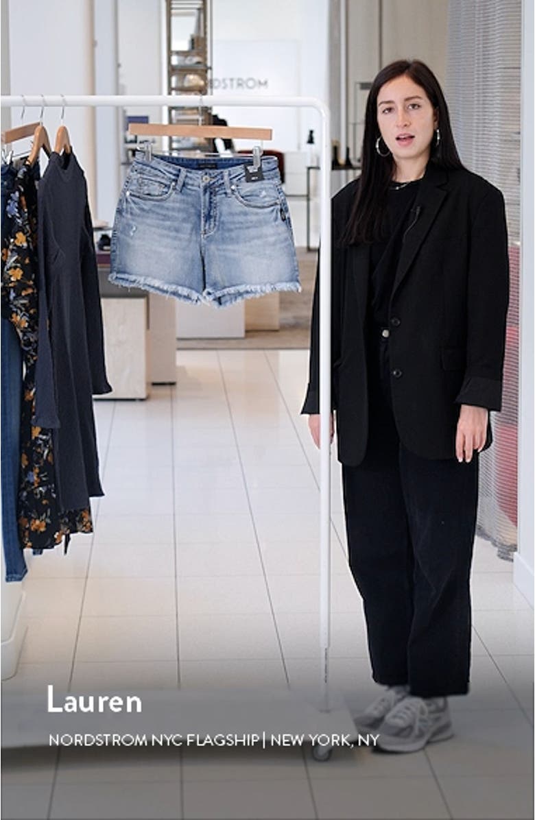 Suki Americana Mid Rise Shorts, sales video thumbnail