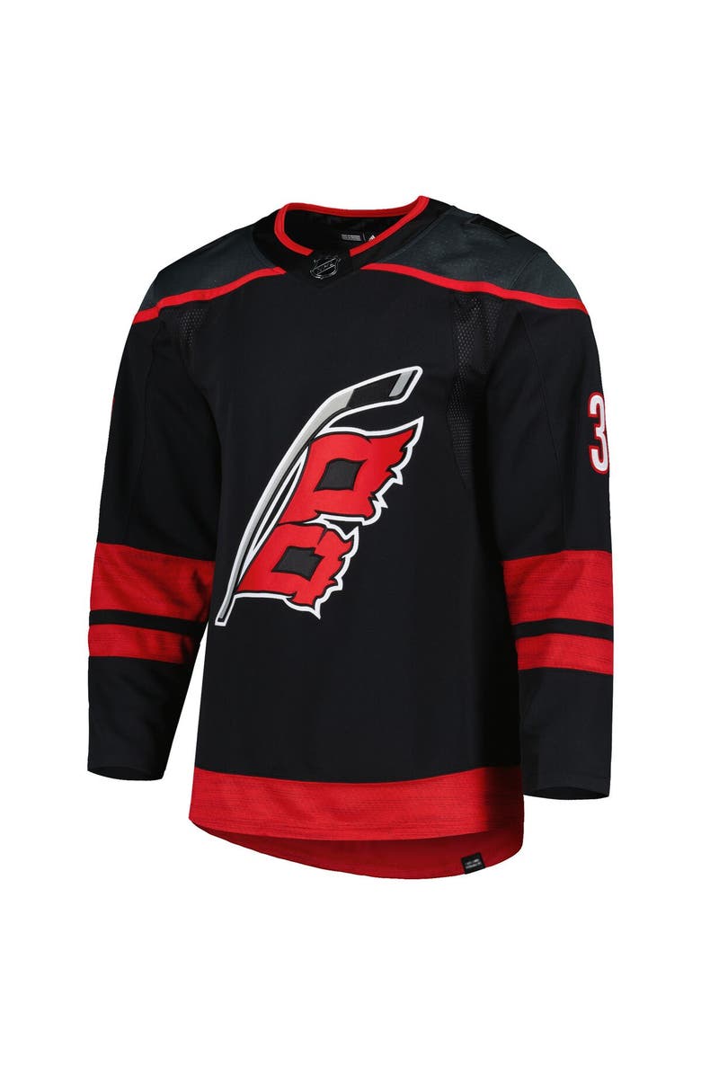 adidas Men's adidas Andrei Svechnikov Black Carolina Hurricanes Home Primegreen Authentic Player Jersey, Alternate, color, 