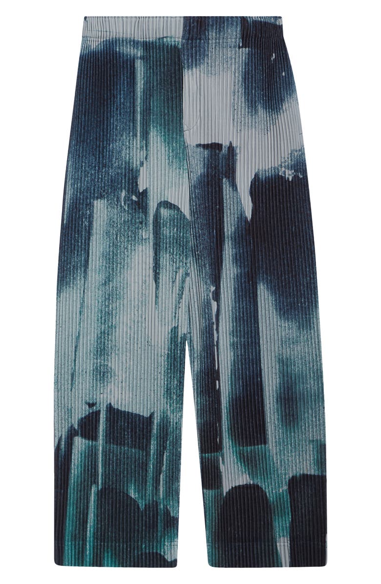 Homme Plissé Issey Miyake Wind Walk Pleated Straight Leg Pants, Alternate, color, Gray