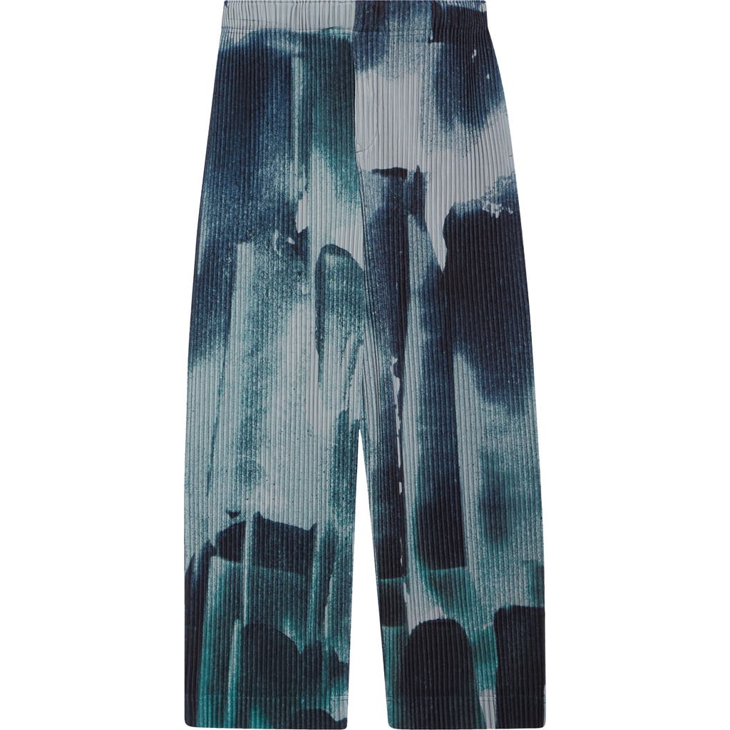 ISSEY MIYAKE HOMME PLISSÉ ISSEY MIYAKE WIND WALK PLEATED STRAIGHT LEG PANTS
