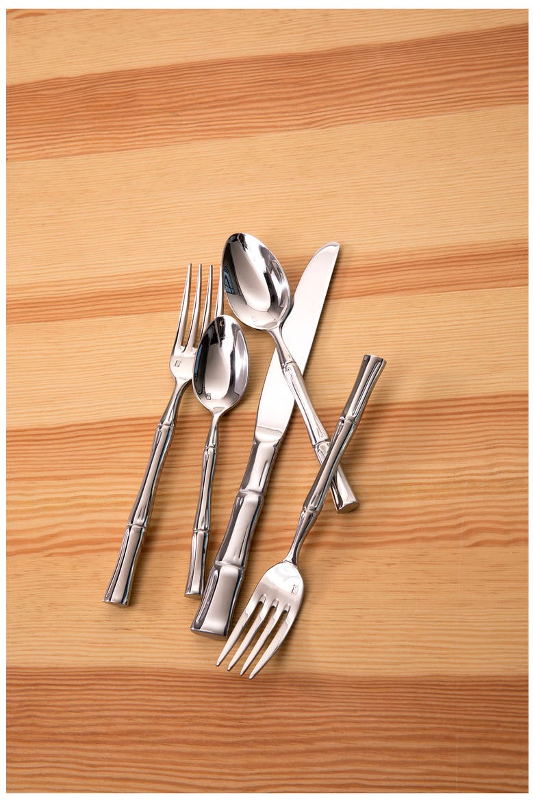 Royal Pacific 40-Piece Flatware Set, Alternate, color, SILVER
