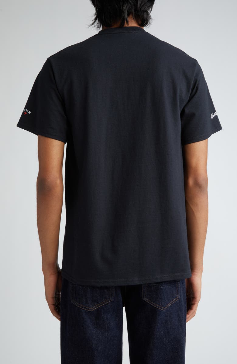 Noah x Antonio Lopez Phone Photo Cotton Graphic T-Shirt, Alternate, color, Black
