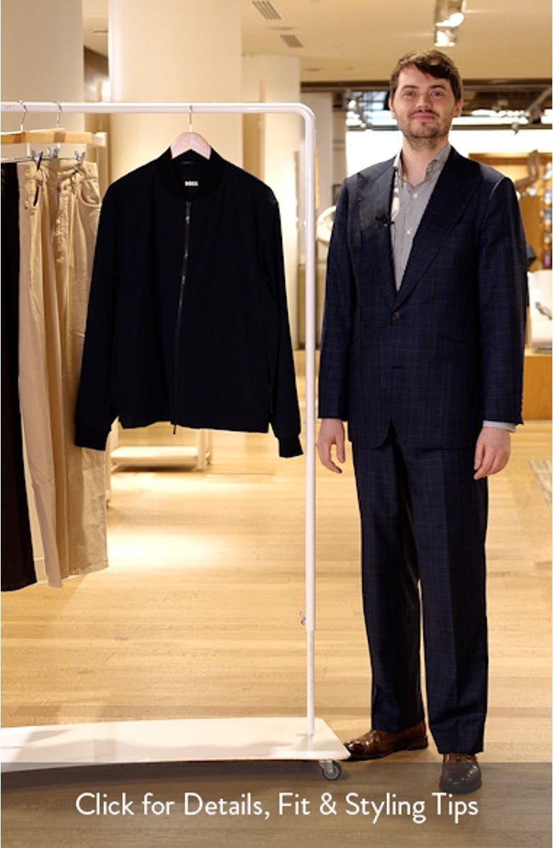 Hanry Slim Fit Bomber Jacket, sales video thumbnail