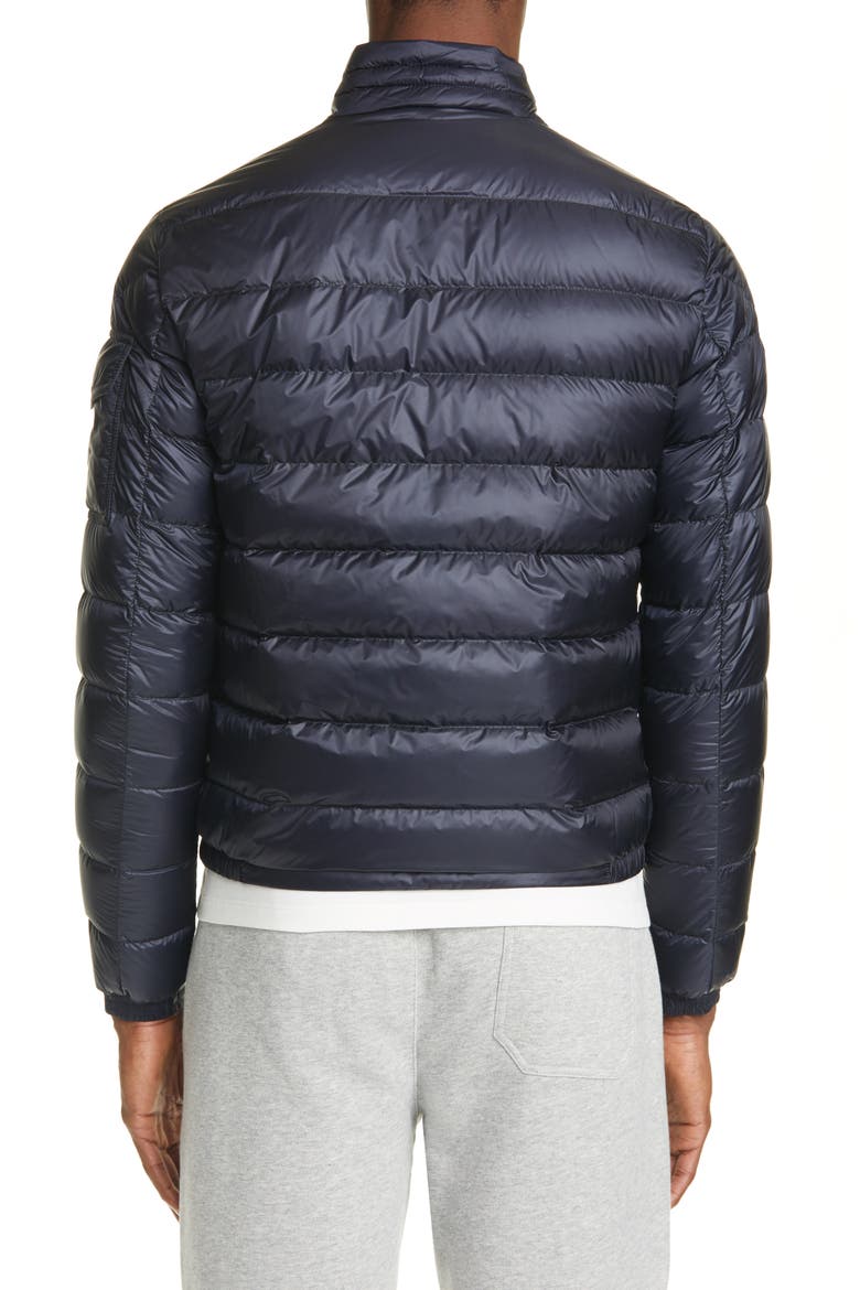 Quilted Nylon Down Jacket, Alternate, color, BLUE