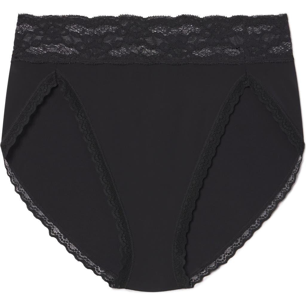 Skarlett Blue Goddess Lace Trim French Cut Brief 2-pack In Black