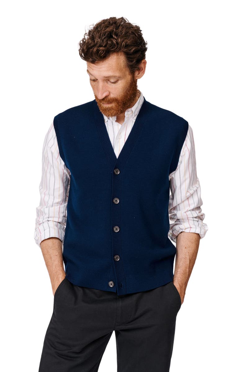 Aubin Portman 100% Wool Waistcoat, Main, color,
